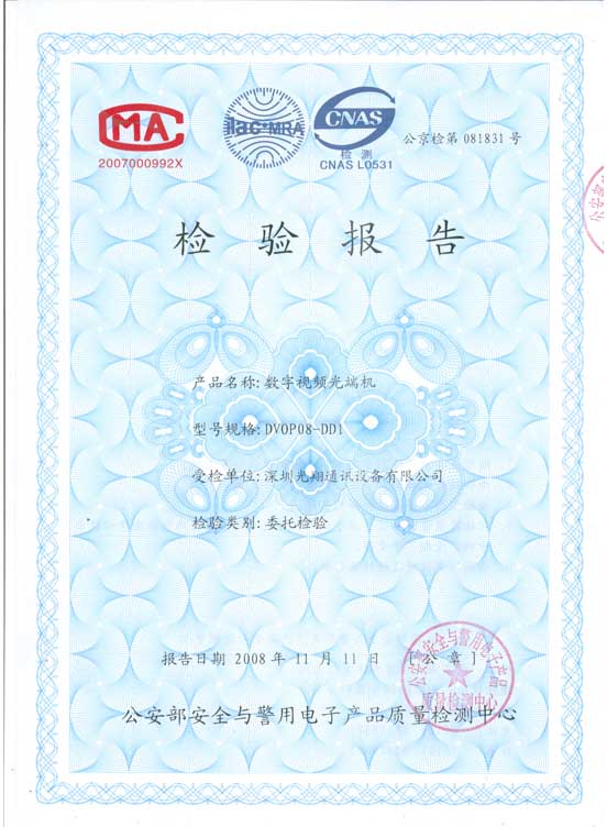 检验报告（一）