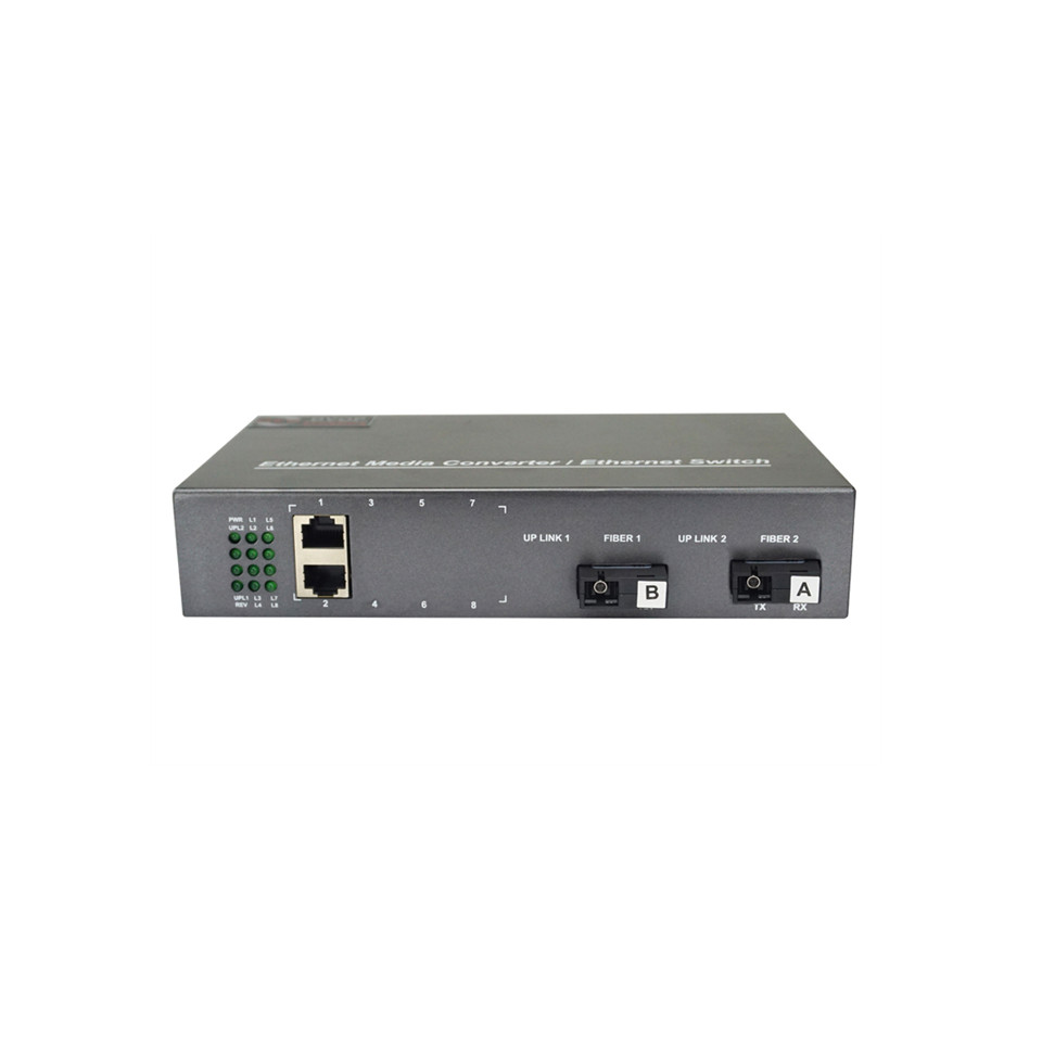 DVOP-IN-A/B-EG2-OG2     全千兆2光2电光纤收发器