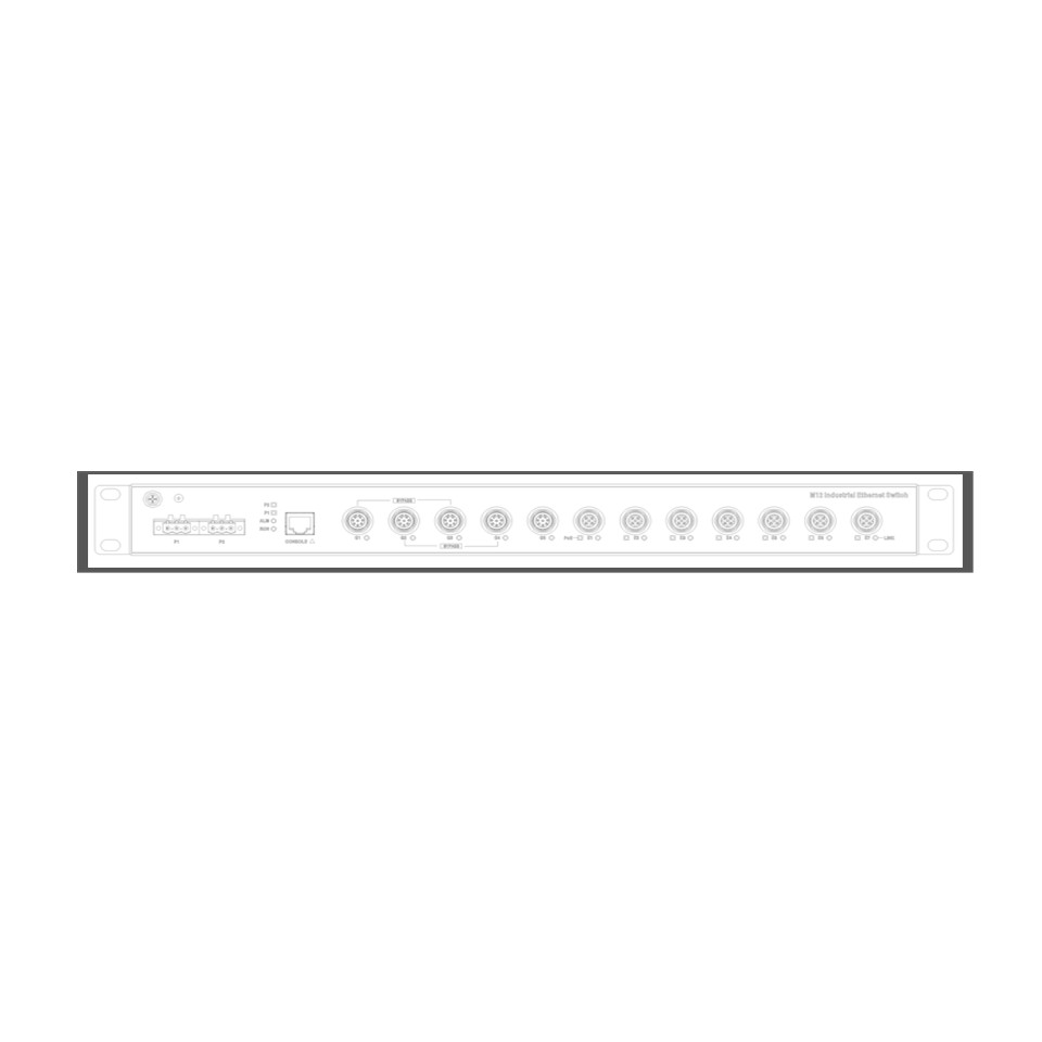 DVOP-IN-IR-EGB4-EG1-EM7-RC-SU M12接头三层工业以太网交换机