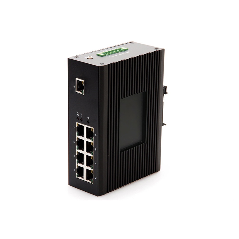 DVOP-IN-I-EM8-EM1-SD   工业卡轨百兆8口非管理交换机 可支持POE