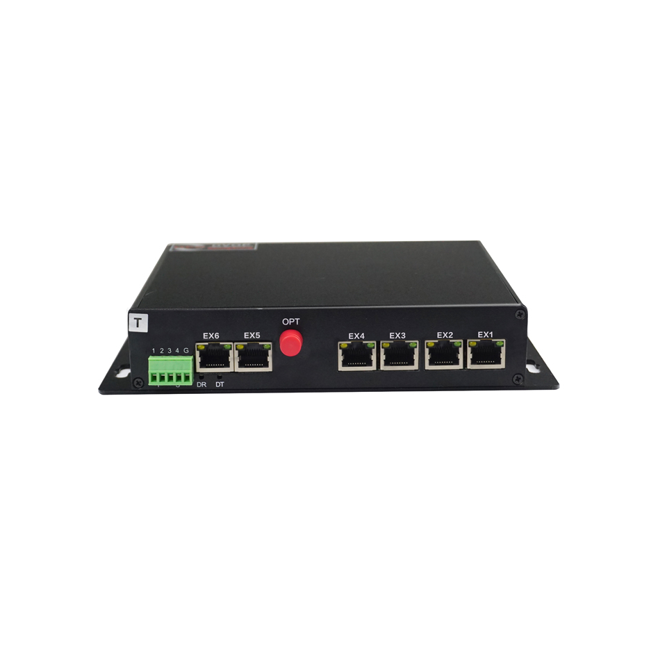 DVOP-IN-H-EG8  Gigabit 8-port physical isolation network optical terminal