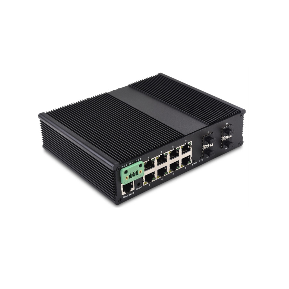 DVOP-IN-IM3-EG8-OQ4-SD Industrial card rail management Layer 3 Ethernet switch