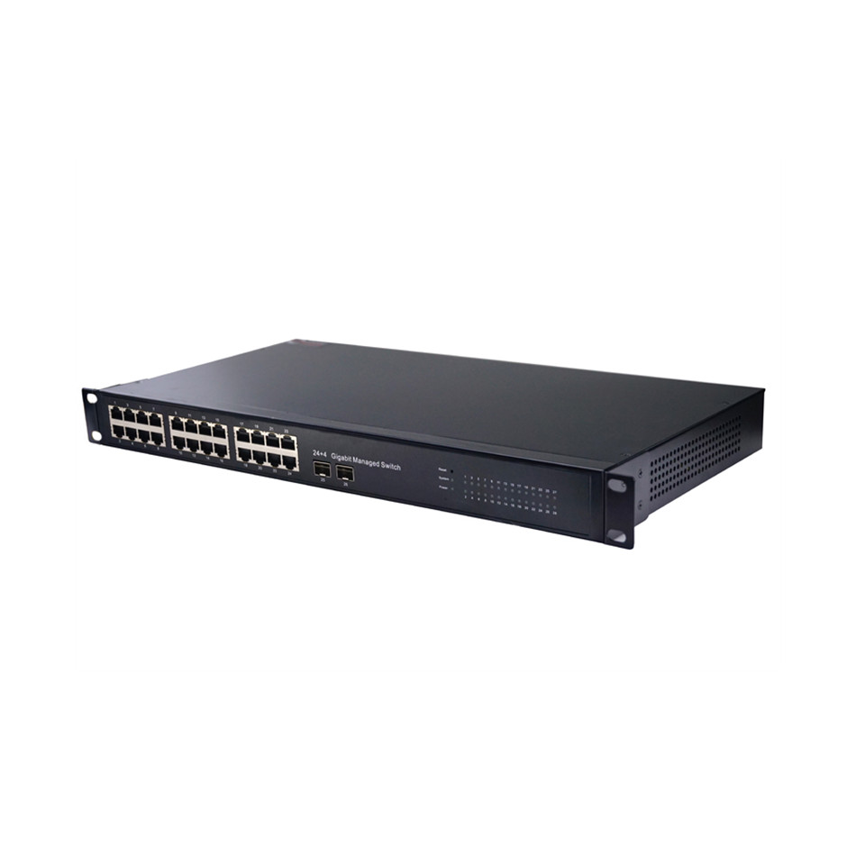 DVOP-IN-IM-EM24-OG2      Rack-mounted gigabit 2 optical 24 power industrial switch