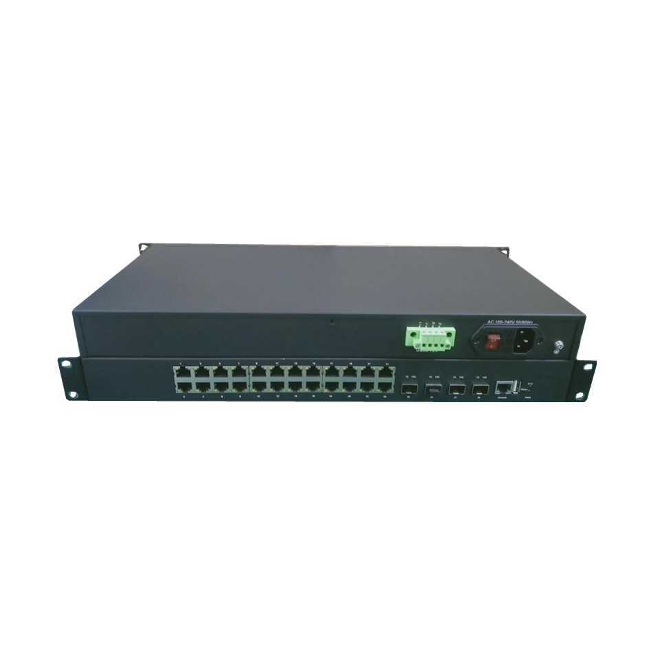 DVOP-IN-IM3-EG24-OG4   Full gigabit 4 optical 24 power Layer 3 managed network switch