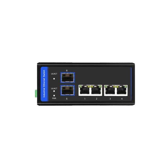 DVOP-IN-IR-EG4-OG2-SD     Industrial rail loop network self-healing full gigabit 2 optical 4 switchboard