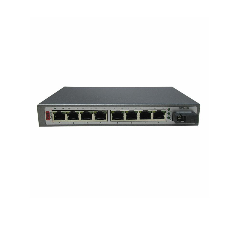 DVOP-IN-EMP8-OM1  100 Mbit/s 1 optical 8 power POE powered Fibre Channel switch
