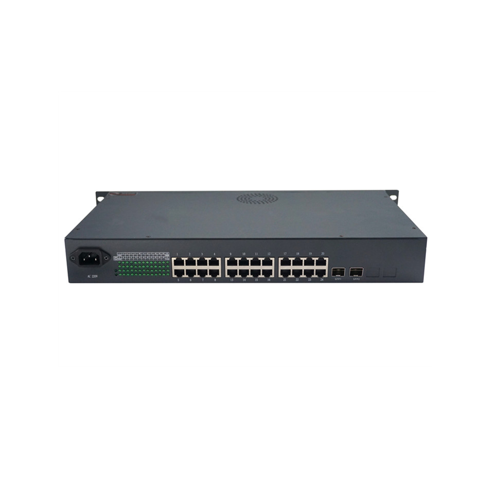 DVOP-IN-EMP24-OG2   Gigabit 2 optical 24 POE switch