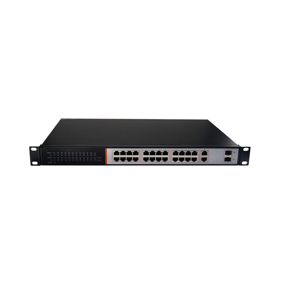 DVOP-IN-IM-EGP24-OG2   Full gigabit 2 optical 24 power POE switch