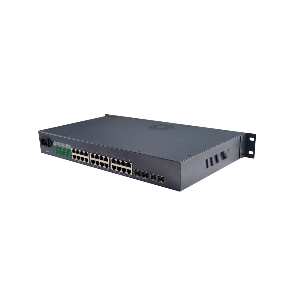 DVOP-IN-IM-EGP24-OG4 Full gigabit 4 optic-24 POE switch