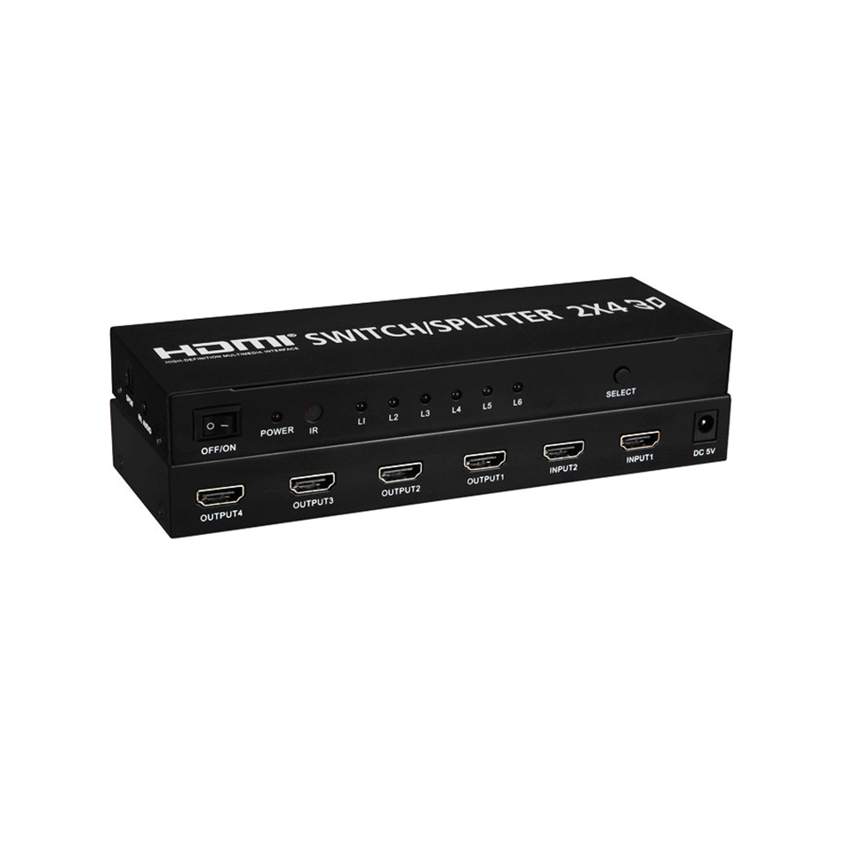 2X4 HDMI   Switching distributor